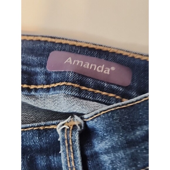 Gloria Vanderbilt Jeans Women's 10 Amanda Blue Denim Straight Leg - Picture 10 of 11